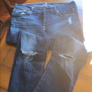 7 for all Mankind skinny Boyfriend Jean 27